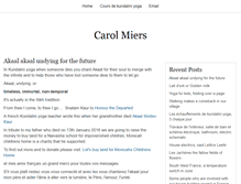 Tablet Screenshot of carolmiers.com